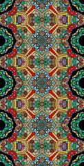 Fractodome Colorful Seamless Fractal Patterns