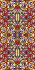 Fractodome Colorful Seamless Fractal Patterns