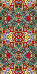 Fractodome Colorful Seamless Fractal Patterns