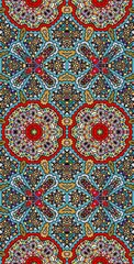 Fractodome Colorful Seamless Fractal Patterns