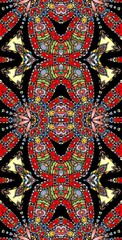 Fototapeta premium Fractodome Colorful Seamless Fractal Patterns