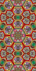 Fractodome Colorful Seamless Fractal Patterns
