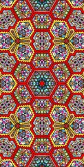 Fractodome Colorful Seamless Fractal Patterns