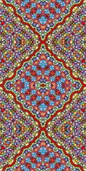 Fractodome Colorful Seamless Fractal Patterns