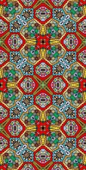 Fractodome Colorful Seamless Fractal Patterns