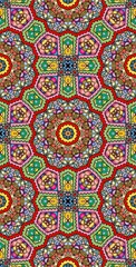 Fractodome Colorful Seamless Fractal Patterns