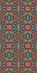 Fractodome Colorful Seamless Fractal Patterns