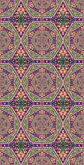 Fractodome Colorful Seamless Fractal Patterns