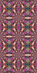 Fractodome Colorful Seamless Fractal Patterns