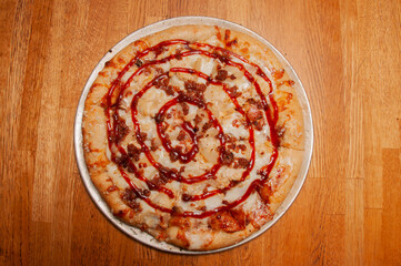 Delicious Italian BBQ Chicken Pizza