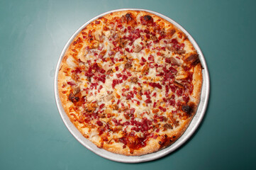 Delicious Italian BBQ Chicken Pizza