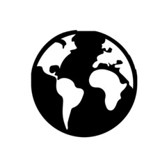 Globe Flat Icon.