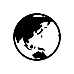 Globe Flat Icon.