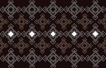 Vector Illustration Line Thai Pattern Art