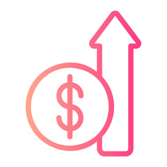 Revenue gradient icon