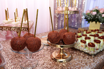 Decorated Table for the Reception; Fifteen Years Old Party