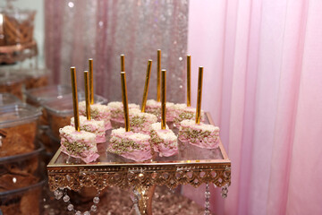 Decorated Table for the Reception; Fifteen Years Old Party