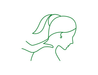 spa shoulder massage icon vector illustration 