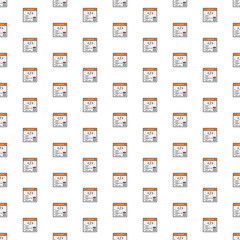 Vector webpage repair, internet development, seo pattern with various icons.