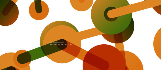 Network concept abstract background. Dots connection. Big data idea. Business template for wallpaper, banner, background or landing