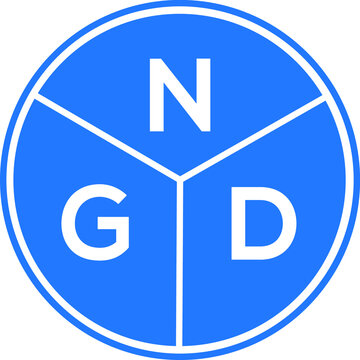 NGD letter logo design on black background. NGD  creative initials letter logo concept. NGD letter design.