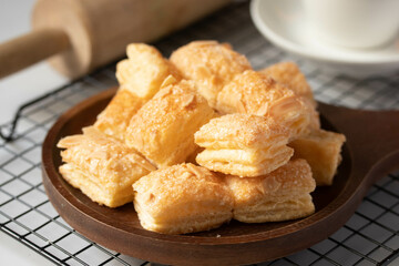 Homemade fresh buttermilk southern biscuits