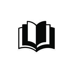Book, Read, Library, Study Solid Line Icon Vector Illustration Logo Template. Suitable For Many Purposes.
