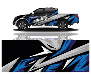 Obraz premium wrap car design template