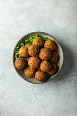 fried falafel balls