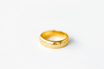 shiny gold and shiny gold Jewelry on table