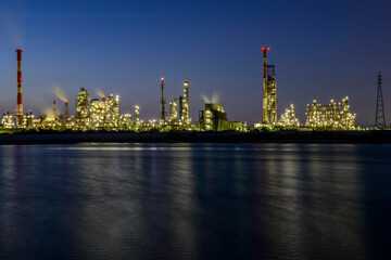 四日市市　コンビナート　夜景
