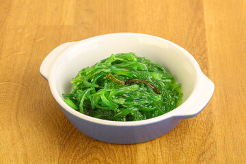 Japanese traditional seaweed salad Chukka