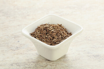 Zira seeds in the bowl