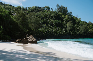 Obraz premium Seychelles beaches are of the most beautiful in the world