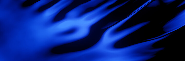 Abstract wave background. Blue ripples.