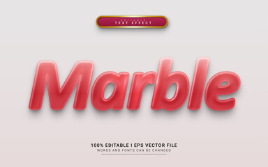 marble editable text effect