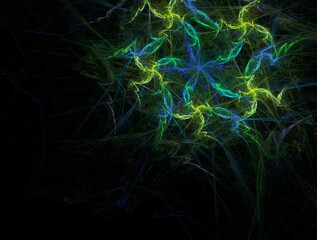 Imaginatory fractal abstract background Image