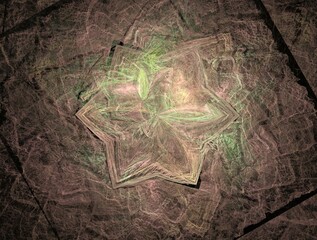 Imaginatory fractal abstract background Image