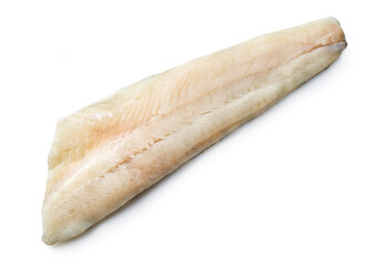 fresh raw zander filet cut