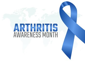 vector graphic of arthritis awareness month good for arthritis awareness month celebration. flat design. flyer design.flat illustration.