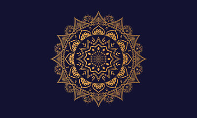 Luxury mandala background with golden arabesque pattern Arabic Islamic east style. luxury ornamental mandala design background in gold color