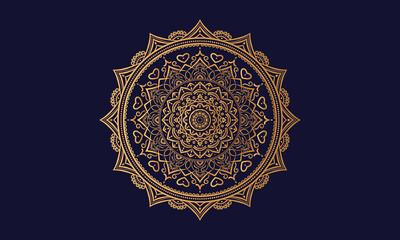 Luxury mandala background with golden arabesque pattern Arabic Islamic east style. luxury ornamental mandala design background in gold color