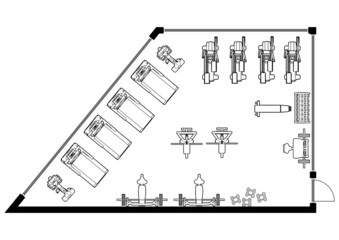 Fitness gym. Home fitness. Floor plan gym. Fitness center 3d illustration. Fitness. Gym. Fitness club. Gym interior design.