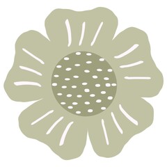 Grey flower 