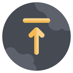 UPLOAD flat icon,linear,outline,graphic,illustration