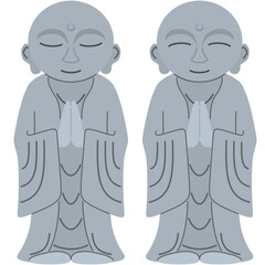 お地蔵様のイラスト