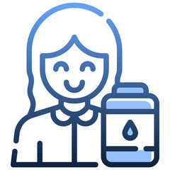 DONOR Gradient icon,linear,outline,graphic,illustration