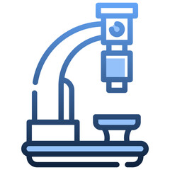 MICROSCOPE Gradient icon,linear,outline,graphic,illustration
