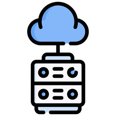SERVER filled outline icon,linear,outline,graphic,illustration