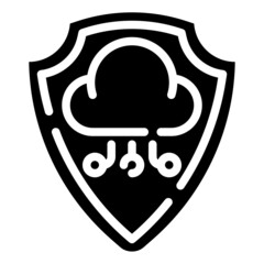 SECURE glyph icon,linear,outline,graphic,illustration